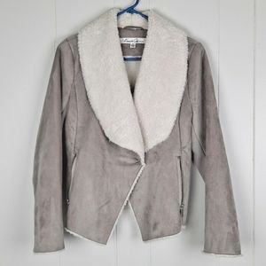 Kenneth Cole Faux Shearling Jacket XS/2